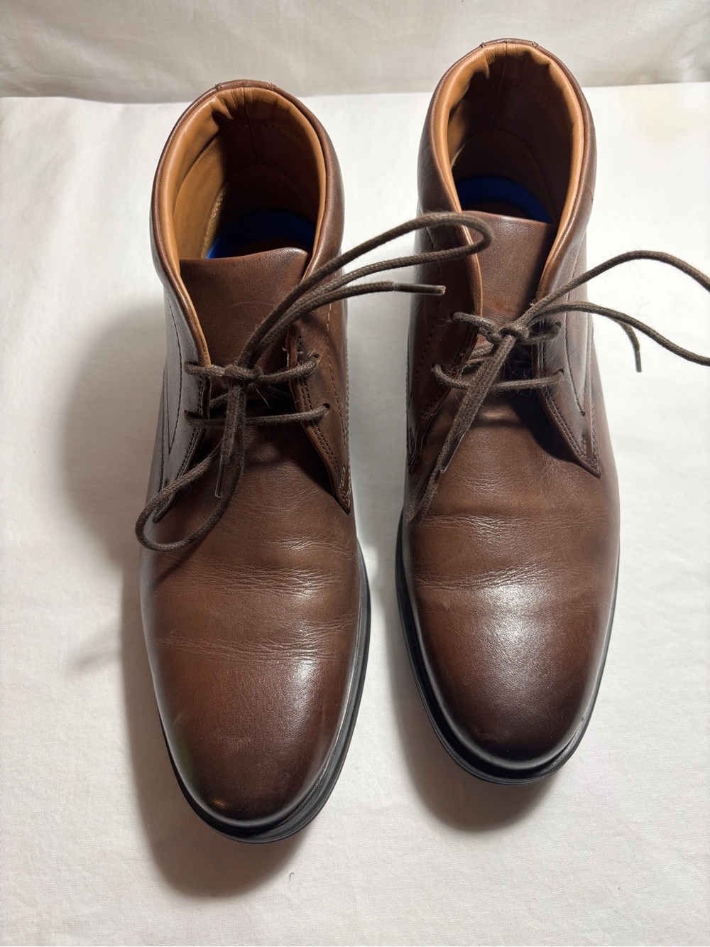 Men's Clarks Brand Brown Leather Chukka Boots Size 7.5M